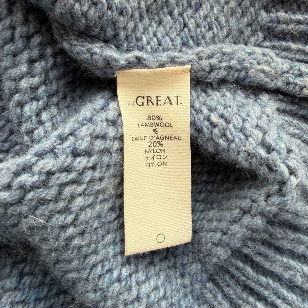 The Great The Bubble Pullover Lambswool Riverbed Size (0/XS) - Picture 8 of 12